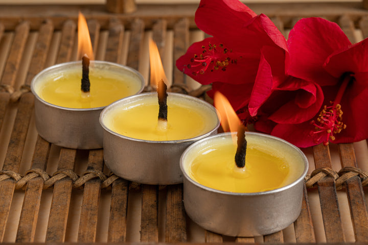 90 min Ghee Tea-lights (Pack of 12)