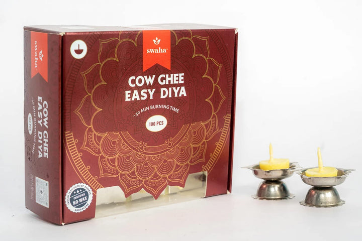 30 min Ghee Easy Diya, 100-pieces