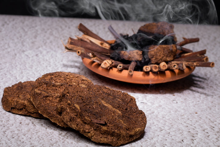 Cow dung cakes