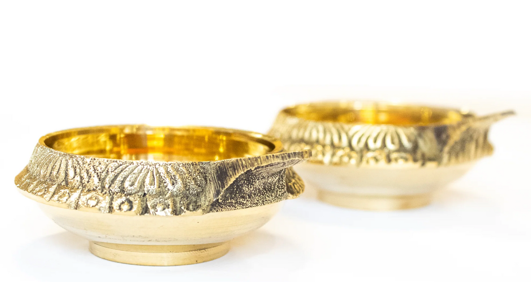 Brass kubera deepam