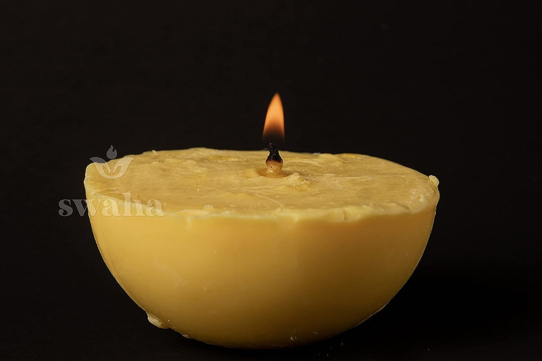 Swaha Cow Ghee Diya Wicks (8hrs Burning Time)