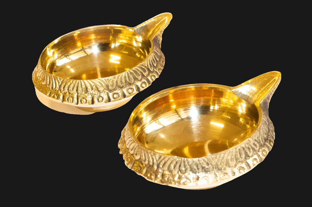 Brass kubera deepam